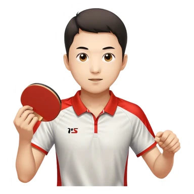 Zhendong Fan table tennis player sticker