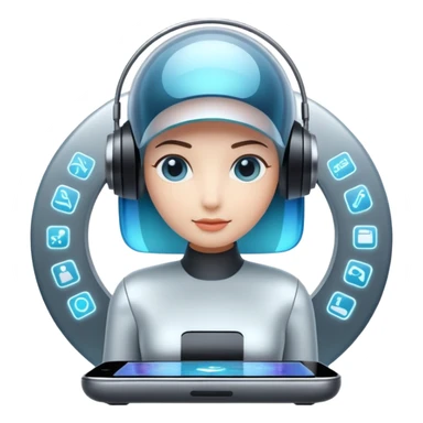 Personalized AI assistants manage daily urban life.  sticker