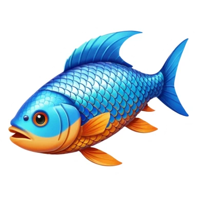 Fish with running shoes  sticker