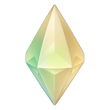  beige pastel plumbob sims  sticker