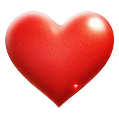 Baby red love heart with sparkles  sticker