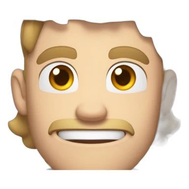 amazed Open with surprise mouth Pale skinned Fit Man With the biceps and dark brown hair in black shirt, gray sports shorts and white Sneakers sticker