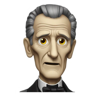 peter cushing epic Frankenstein sticker