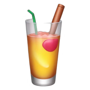 alchol drink and makeup  sticker