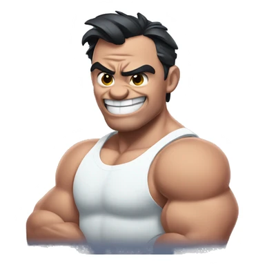 Muscle Disney Stitch sticker