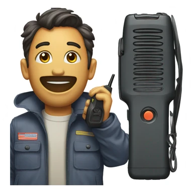 80's Walkie talkie sticker