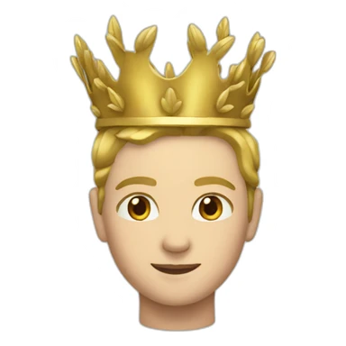 laurel crown sticker