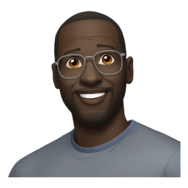 Omar Sy est frite sticker