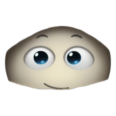 eyed watching from under a woolly blanket sticker