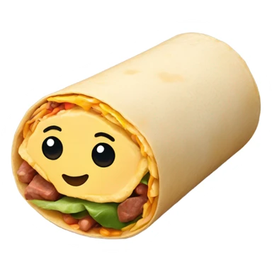 Burrito sticker