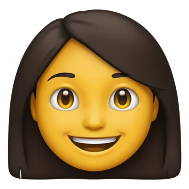 smiling face emoji black skin tone sticker