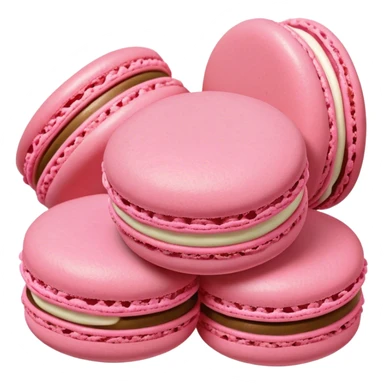 Pink macarons sticker