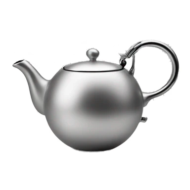 silver alessi tea pot sticker