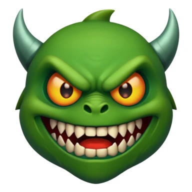 Scary monster  sticker