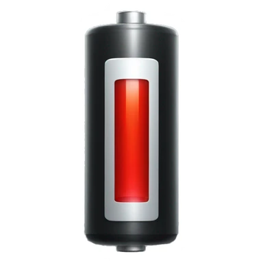 LOW BATTERY, RED INDICATOR sticker