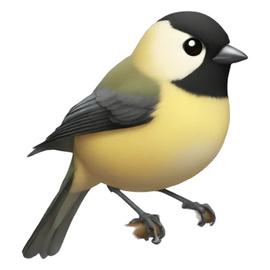 Tit bird sticker