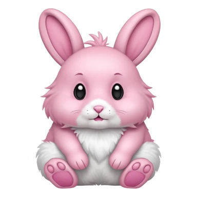 Conejo rosado  sticker