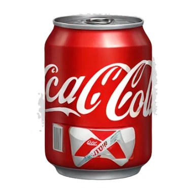 Coca Cola can sticker