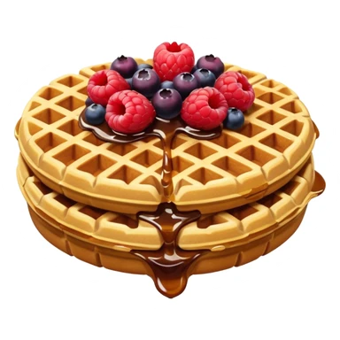 berry waffle sticker