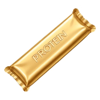 protein bar gold wrapper  sticker