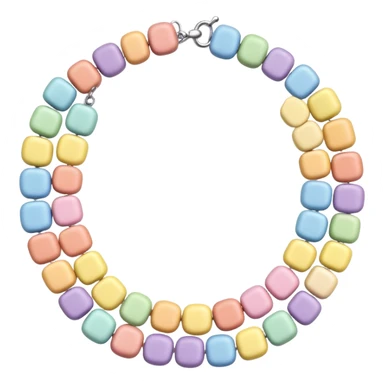 Pastel smarties Candy necklace sticker