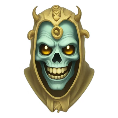 laughing lich sticker