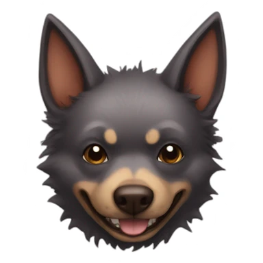bat canine sticker