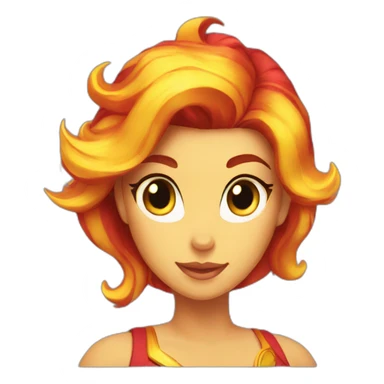 Sunset shimmer sticker