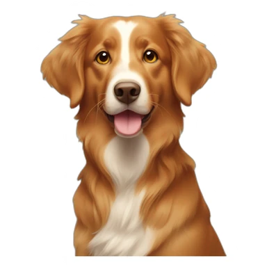 amos the tolling retriever sticker