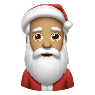 santa clause cry sob sticker