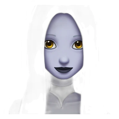 marcelines con ojos negro sticker