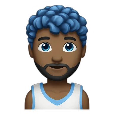 white-man-braun-hair-blues-eyes-blue-basketball-player sticker