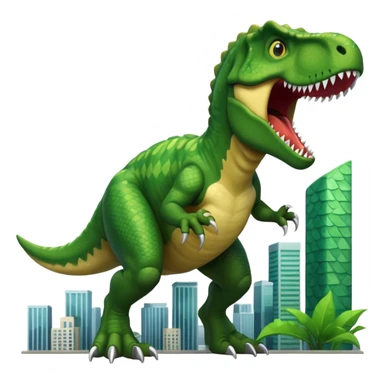 Trex attacks city sticker