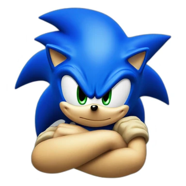 Sonic the Hedgehog’s blue sticker