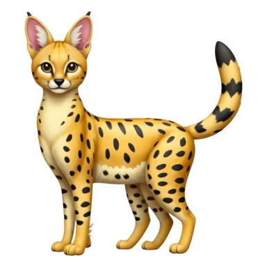 Bird-serval-mango-hybrid (full body) sticker