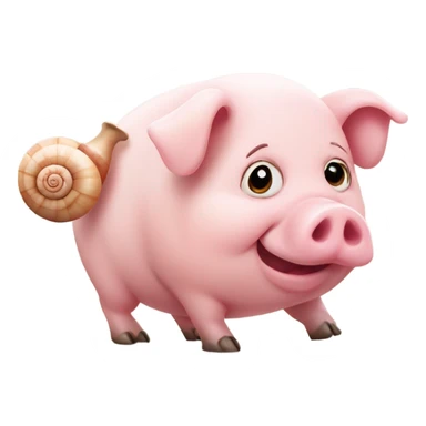 Schwein schnecke  sticker