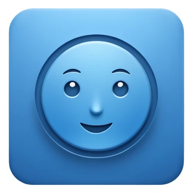 Presentation blue sticker