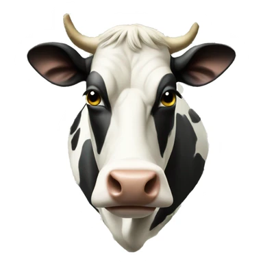 Cow made of money sticker