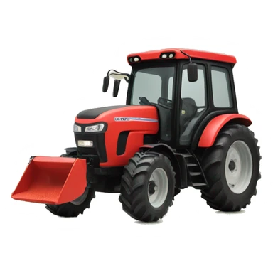 red tractor sticker