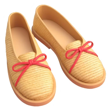 straw shoes sticker