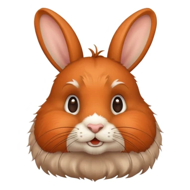carrot-eating rabbit sticker