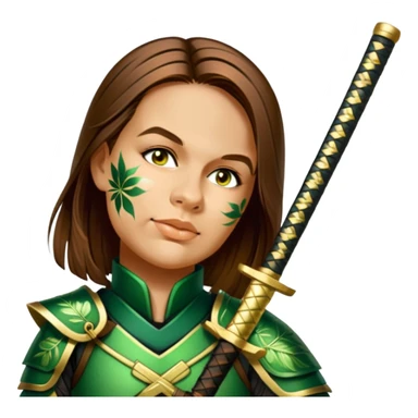 Emerald Samurai sticker