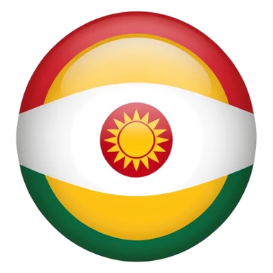Kurdistan flag sticker