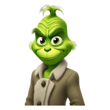 The Grinch + Disgust ( from Inside out ) sticker