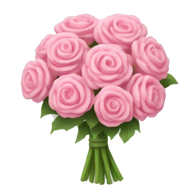 pink bouquet sticker