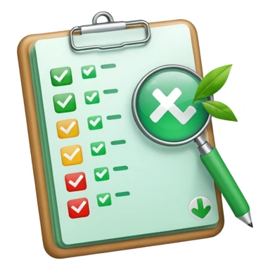 checklist with a plus infront of it sticker