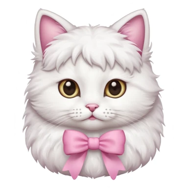 Gatinho com laço rosa sticker