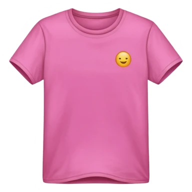 pink t-shirt, simple, clear sticker