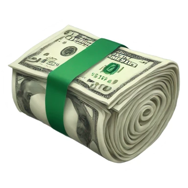 roll of cash sticker