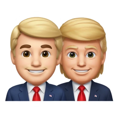 mario and trump sticker